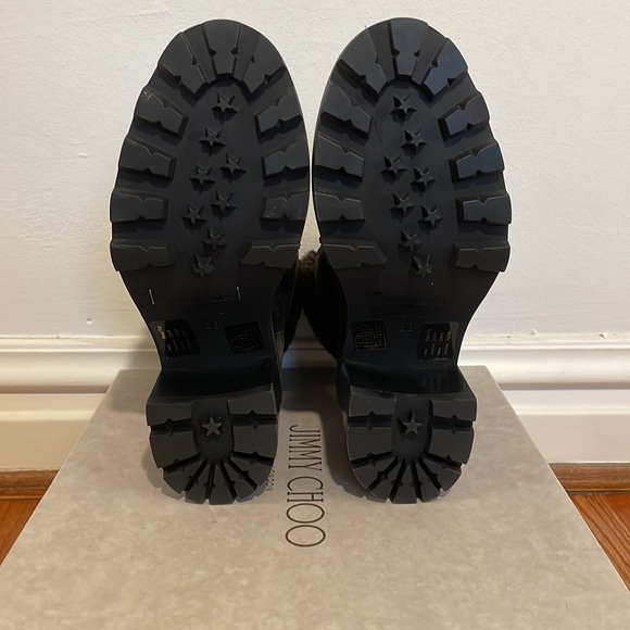 Jimmy Choo, Eshe 65 Shearling Hiking Boot, size 38, Brand New in Box - Picture 6 of 11